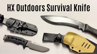 New HX Outdoors Survival Knives