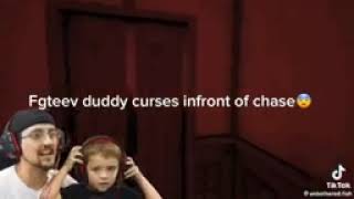 Fgteev duddy curses in front of chase 😨