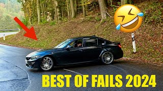 NÜRBURGRING BEST OF CAR FAILS, CLOSE CALL, POLICE 2024 - HUGE SAVE, Drifts, Burnout