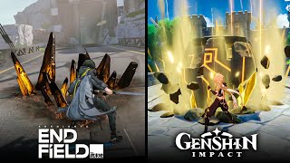 Genshin Impact Vs Arknight Endfield Comparison