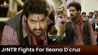 Jr NTR Fights for Ileana | Shakti | Telugu Movie Scenes @SriBalajiAction