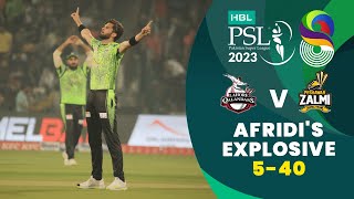 Shaheen Afridi Picks Up Five Wicket Haul | Lahore vs Peshawar | Match 15 | HBL PSL 8 | MI2T