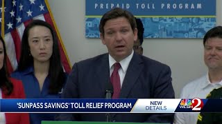 Gov. Ron DeSantis announces toll relief program coming for some Florida drivers