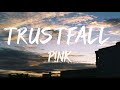 TRUSTFALL - P!NK (Lyrics)