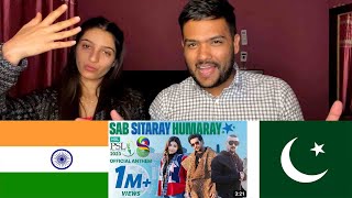PSL Official Anthem Indian Reaction | Sab Sitaray Humaray | Shae Gill, Asim Azhar, & Faris Shafi