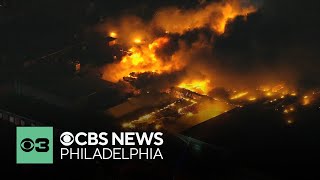 Fire burning at SPS Technologies in Montgomery County