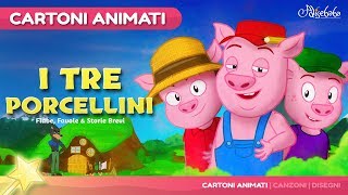 I Tre Porcellini 😊 storie per bambini - Cartoni Animati - Fiabe e Favole per Bambini