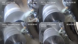 Finishing Steel - Cermet vs Carbide - Coated vs Uncoated