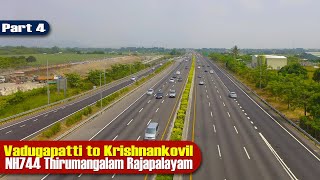 NH744 Thirumangalam Rajapalayam Fourway Laning - Part 4 | Vadugapatti to Krishnankovil