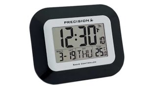 My Precision PREC0097 Radio Controlled LCD Wall Mountable And Desk Clock Review