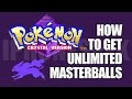 How to get Unlimited Masterballs Pokemon Crystal iOS 11 10 9 iPhone iPad