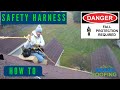 Rooftop Safety - Safety Harness - DIY Guardian Fall Protection