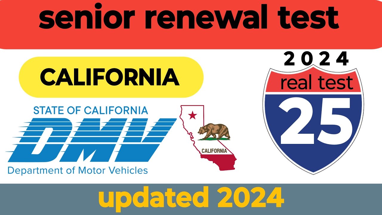 California DMV Written Test 2024 | DMV Senior Written Test 2024 | # ...