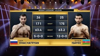 63.5kg Gor Khachatryan (RUS) vs Seymur Isayev (AZE) | IBA Champions' Night | April 20, 2024