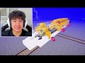 10 sanİyede yapilan denİz alti trenİ vs 1 saatte yapilan tren yapi kapiŞmasi 🚂 minecraft