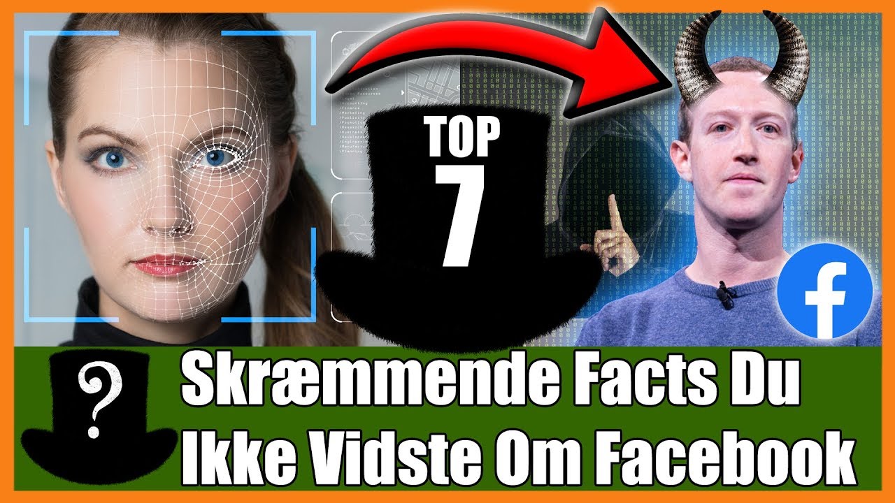 TOP 7 Skræmmende Facts Du Ikke Vidste Om Facebook - YouTube