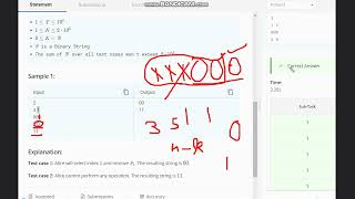 Binary Minimal | BILM | Codechef STARTERS 125 | Full Solution with code