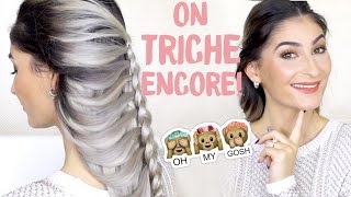 TRESSE MALHONNÊTE 😈 Astuce de OUF Tresse Cascade en 5minutes!