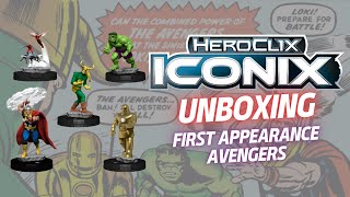 HeroClix - Unboxing - Iconix: First Appearance Avengers