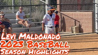 Levi Maldonado | 2023 Baseball Highlights | By Carson Maldonado