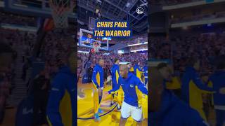 Chris Paul’s FIRST Intro with the Warriors | #shorts