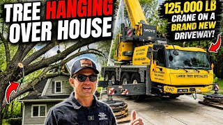 Can a Brand New Driveway Handle a 125,000 LB Crane?