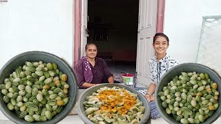 ફુઈ એ બનાવ્યા કોઠીબા ની કાચરી ના અથાણા || કોઠીબા ની કાચરી || #theahirfamily  #ahir #vlog