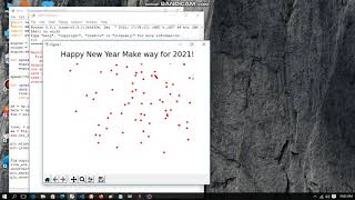 How to wish happy new year in python