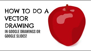 Google Drawings Apple Vector