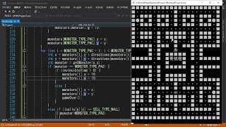 パックマンを小一時間で作ってみた【C言語ゲームプログラミング実況】Programming Pac-Man