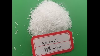 Food Additive MSG Monosodium Glutamate 40mesh