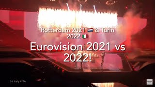 Eurovision 2021 vs 2022 (my opinion)