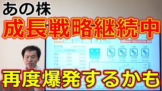 あの株、下方修正発表も成長戦略は継続中！再度爆発するかも