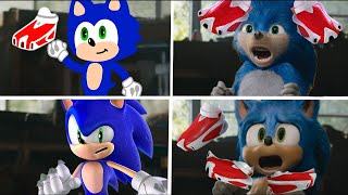 Sonic The Hedgehog Movie - Sonic Prime Shoes Uh Meow All Designs Compilation