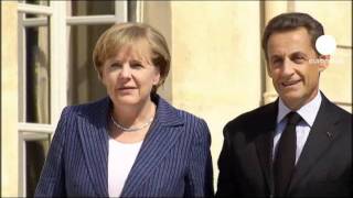 Merkel and Sarkozy meet in euro crisis summit