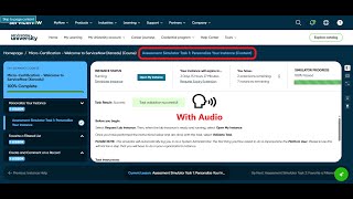 Assessment Simulator Task 1: Personalize Your Instance | Micro-Certification - Welcome to ServiceNow