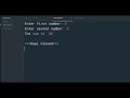 Python Programming-Input function