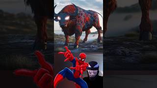 Superheroes as Bull 💥 Marvel \u0026 DC-All Characters #avengers #marvel #spiderman