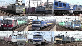 2024,04,13 春の貨物銀座・稲沢で撮影した貨物列車45本！機関車のホイッスルいっぱい登場！DF200の新ラッピング車両やEF510銀釜など多種多様な機関車、貨物列車が登場します！