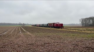 Heideexpress Nikolausfahrten auf der Gebirgsbahn (ex OHE) 12-2023 @AVLHEIDEEXPRESS