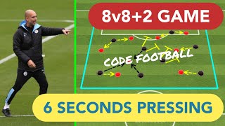 6 seconds pressing! 8v8+2 tactical game!