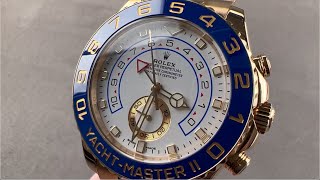 Rolex Yacht Master II 116688 Regatta Chronograph Rolex Watch Review