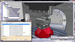 UMC-750 CATIA MULTIAXIS MACHINE SIMULATION, ICAM CONTROL EMULATOR