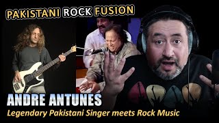 Pakistani rock fusion! Andre Antunes rocks with Nusrat Fateh Ali Khan | REACTION by an old musician