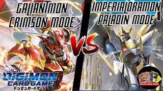 Gallantmon Crimson Mode VS Imperialdramon Paladin Mode | Digimon TCG Gameplay