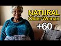 Natural Old Woman Over 60 Curvy Lady💖 Attractive And Classy Dressed