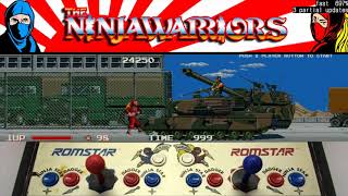 The Ninja Warriors Arcade 1987 MAME Walkthrough Gameplay - (Retro Game FHD) [1440p 60FPS]