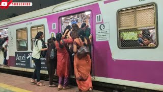 Mumbai Local Train Rush Hour A Journey Through the Crowd || Mumbai Local: The Rush Hour Experience