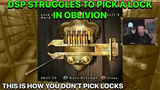 DSP Struggles To Pick A Lock In Oblivion