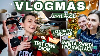 KOŃCZYMY VLOGMAS 😢 LATA NA TO CZEKAŁAM 😅 TEST CIENI DIOR 5 COULEURS 🎨 #NICNIEROBIENIE 🦥 VLOGMAS #26